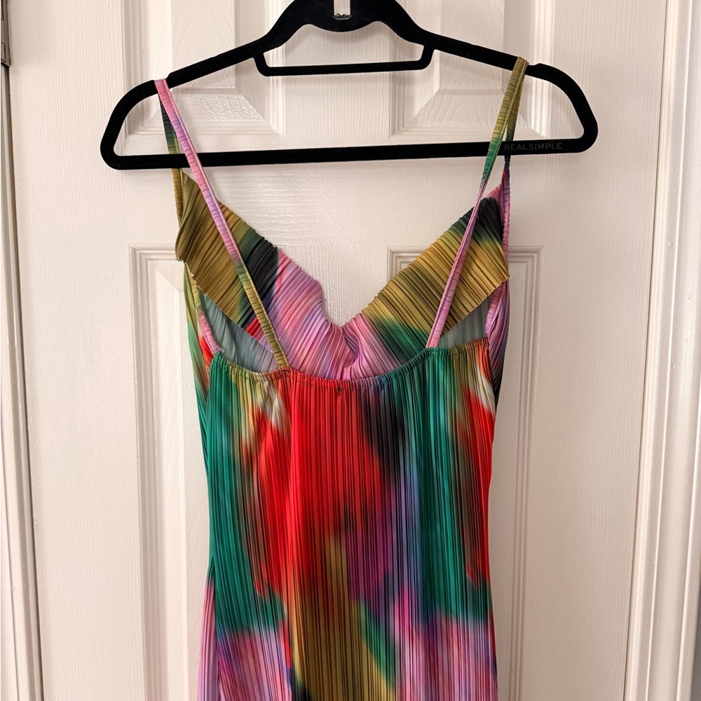 PrettyLittleThing Multicolor Pleated Dress - Picture 2 of 3